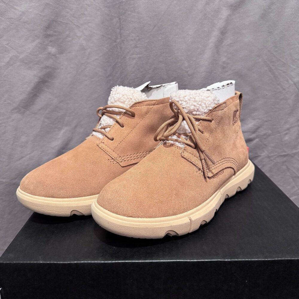 Women's SOREL Explorer II Drift Waterproof Boots in Tawny Buff - Size 7